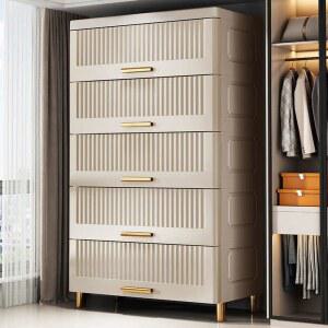 대형 플라스틱 드레스룸 서랍장 와이드 보관장