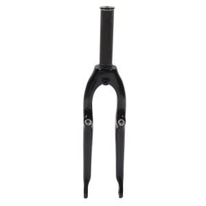 자우아르타 탄소 섬유 전면 포크 교체용 접이식 자전거 포크, 나사 포함 20인치 V 브레이크