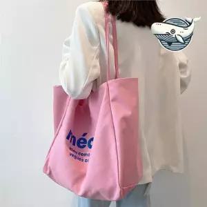 캐주얼 빅 숄더백 데일리 핑크 쇼퍼백 여성용 보부상가방 쇼퍼백 여성숄더백 가벼운가방