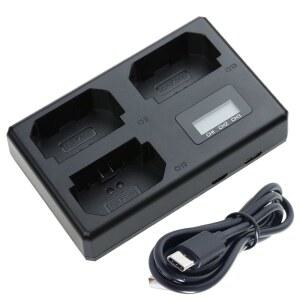 NPFZ100 카메라 배터리 충전기 소니호환 배터리용 ZVE1 FX3 FX30 A1 A9 II A7R V A7S III A7 IV A6600 A7C 카메라와 호환 LCD 디스플레이로 설계됨