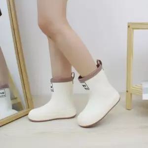 가벼운 장마 여성 레인부츠 미들라인 패션장화 부츠