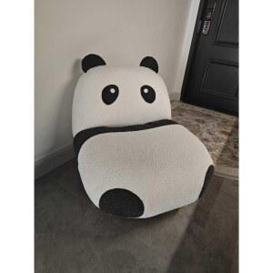 벨벳 팬더의자 동물의자 낮은 스툴 거실 스톨 인테리어