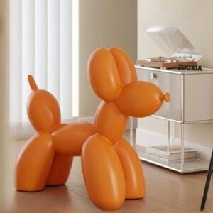 강아지 풍선아트 의자 인테리어 스툴 동물 도그 벤치 벌룬