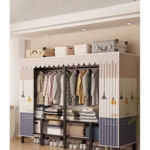 시스템행거 비키니 이불장 원룸 이동식 간이 조립식 옷장