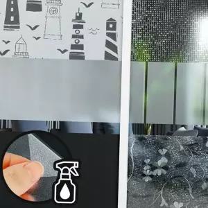 사생활 보호 시트지 불투명 정전기 유리창 창문 시트지 자외선 차단 인테리어 스티커 꾸미기 현관문 방문