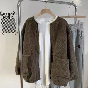 여유핏 데일리 가을 겨울 뽀글이점퍼 후리스자켓