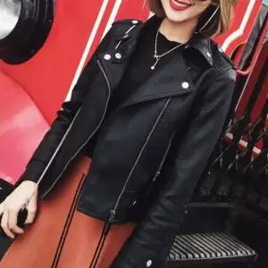 데일리 라이더자켓 집업 여성 가죽자켓