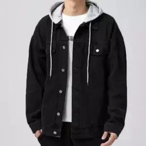 남녀공용 간절기 데일리 후드 커플 청자켓 데님자켓