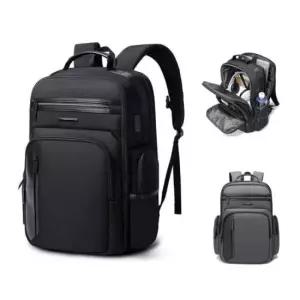 백팩 남자 직장인 3컬러 심플 멀티포켓 USB 대학생