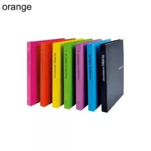 [문구/오피스] 6134 주황색 40매 A4 1개 클리어화일 합지