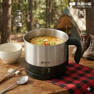 [키친아트][eTVws]키친아트 멀티쿠커 1.7L 스텐냄비 간편조리 라면 쿠커KK-2007..[35866428]