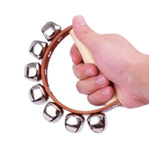 불교종 명상종 나무 손잡이가 핸드벨 음악 수업용 악기 징글