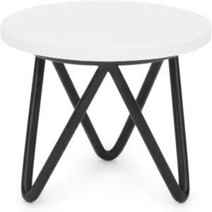 쿠테미니 1 6 스케일 인형집 테이블 미니어처 장식 가구 원형 커피 액세서리 거실 침실 발코니 요정 정원