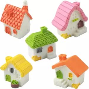 에미엔 미니 하우스 미니어처 장식 키트 DIY 인형의 집 요정 정원 식물