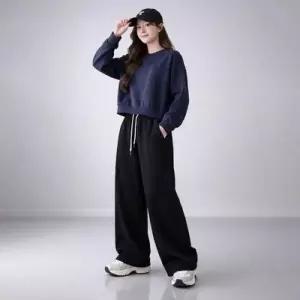 [텐바이텐][홍은]2컬러 사이드절개 스트릿룩 데일리 트레이닝 롱팬츠