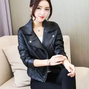 여성 슬림핏 라이더자켓 아우터 가을 점퍼 레더재킷