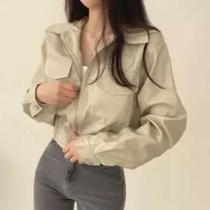 코코로안 라이더자켓 가을 아우터 더블 주머니 자켓