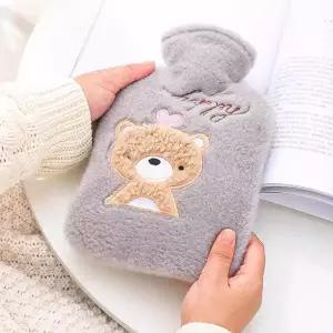 보들보들 겨울 털 보온 물주머니 500ml 1000ml CWP7+4udb