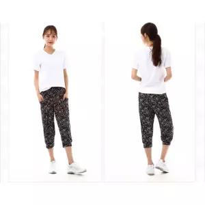 여사친 여자 여름철 쿨팬츠 시 쿨링바지 아이스 쿨바지 아이스바지 쿨 비치썬 7부바지