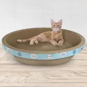 스크래쳐 펫츠몬 눕기 편한 특대형 B골 고양이 (원형) (55cm)