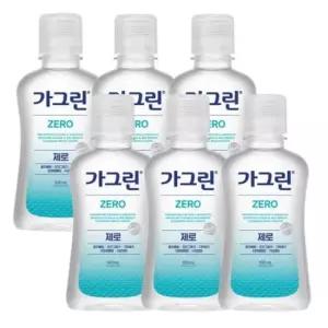 가그린 제로 구강청결제 100ml x 6개