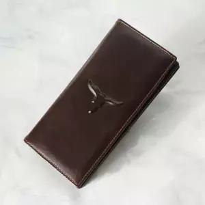 Y305 몬타나블루 천연소가죽 남성 심플 고급 장지갑 가죽