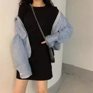 [SBD] 면 슬림 쉬폰 오피스룩 원피스 쉬폰원피스 봄 민소매