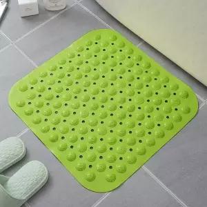 타일 흡착 욕실 매트 깔판 그린