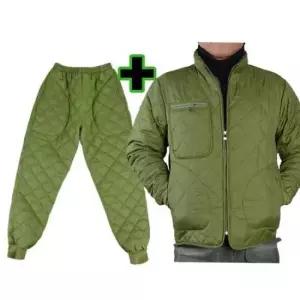방한복 작업복 깔깔이 패딩 점퍼 조거 팬츠 바지 세트