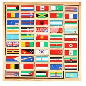 [브레인숲] 세계 만국기 3종SET 대한민국지도퍼즐 가족 지인 학교 종교