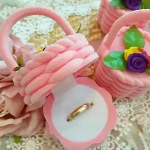 [하프클럽/]돌 반지 케이스 여성 선물 프로포즈 보석함 백일 기념