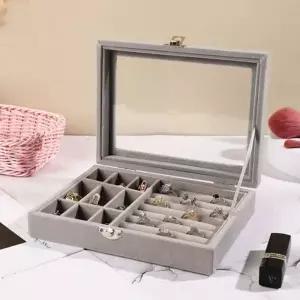 [하프클럽/]벨벳 악세사리 보관함 아기 돌반지함 빈티지 반지