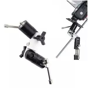 [셀러에이드]조명 엄브렐라 반사 우산 연결 마운트 거치대 삼각대 헤드