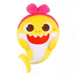 핑크퐁 아기 상어 라인쿠션-아기 상어(리본)