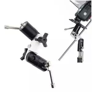 [골드스마일]조명 엄브렐라 반사 우산 연결 마운트 거치대 삼각대 헤드