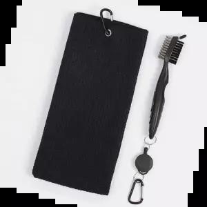 골프악세서리 TBZ 골프 타월 클럽 브러쉬 (블랙) 세트