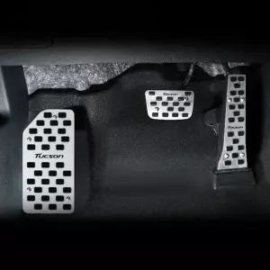 튜닝 차량 악셀 페달 올뉴투싼 스포티 커버 향상형