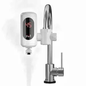 ( )전기 순간 온수기 수도꼭지형 간편설치 절전 방수 방습 주방 세면대