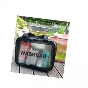 ( )메쉬 방수 트윈 2단 수영가방 블랙 워터파크가방 물놀이가방 다용도가방 방수팩가방 수영파우치