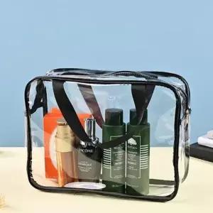 ( )방수수영가방 방수 목욕 물놀이 PVC 투명 가방 비치백 수영방수가방