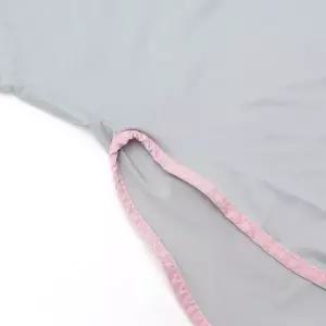 ( )EAS 자외선차단 크롭 후드집업 바람막이 점퍼 그레이