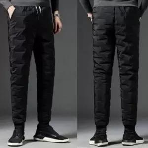 바지공장 덕다운 보온 바지 누빔 기능성 작업 패딩 방한 겨울