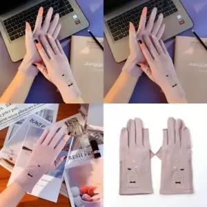 ( )여성 2컷 장갑 퍼플 자외선차단장갑 여성등산장갑 등산용장갑