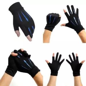 ( )남성 2컷 장갑 블루 아이스장갑 자외선차단쿨장갑