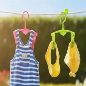 해피데이 국산유아옷걸이 집게 어린이옷걸이