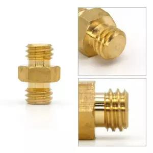 카메라 신주 황동 연결 양구 3/8 나사 변환 볼트 마운트 조명 삼각대