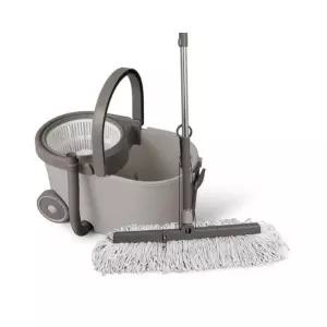 ( )루미나D 대형 학원밀대 바닥걸레 접이식 스핀청소기