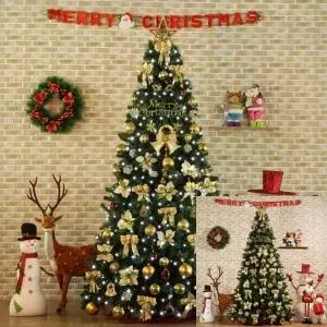 ( )300cm 카니발골드 대형 스카치트리 풀세트 대형트리풀세트 대형크리스마스트리풀세트