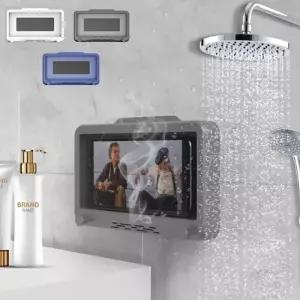 욕실용 방수 스마트폰 거치대 회전형 핸드폰 홀더