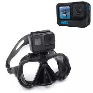 고프로 10 호환 액션캠 수경 다이빙 스노쿨링 마스크 마운트 GOPRO10